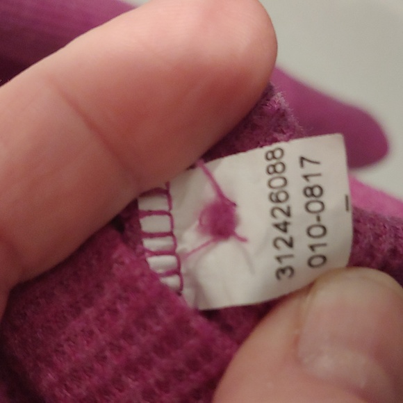 Faded Glory Thermal Hensley Top pink purple color XXL/2XG - Picture 6 of 8